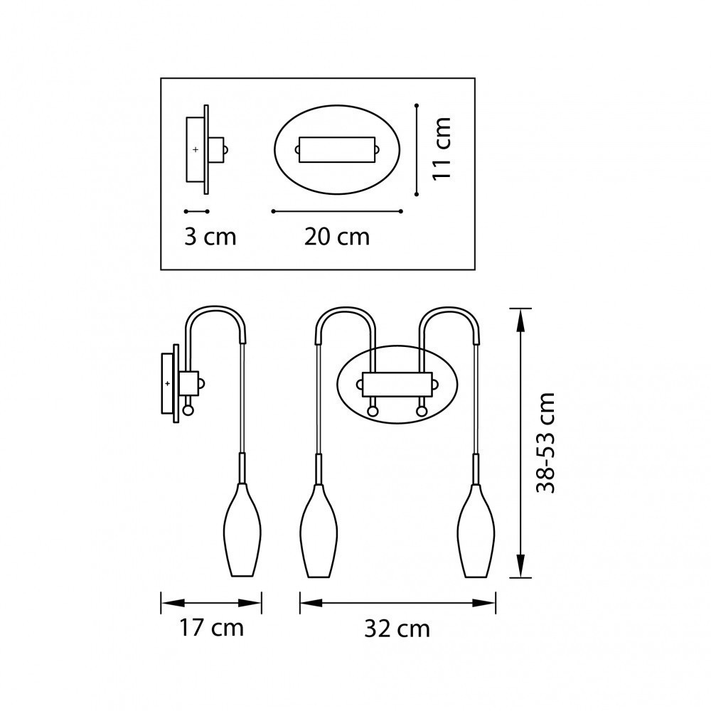 Lightstar *** (MВ2098S-2SO) Бра PENTOLA 2х25W G9 ХРОМ/ЯНТАРЬ (в комплекте) Lightstar *** (MВ2098S-2SO) Бра PENTOLA 2х25W G9 ХРОМ/ЯНТАРЬ (в комплекте)